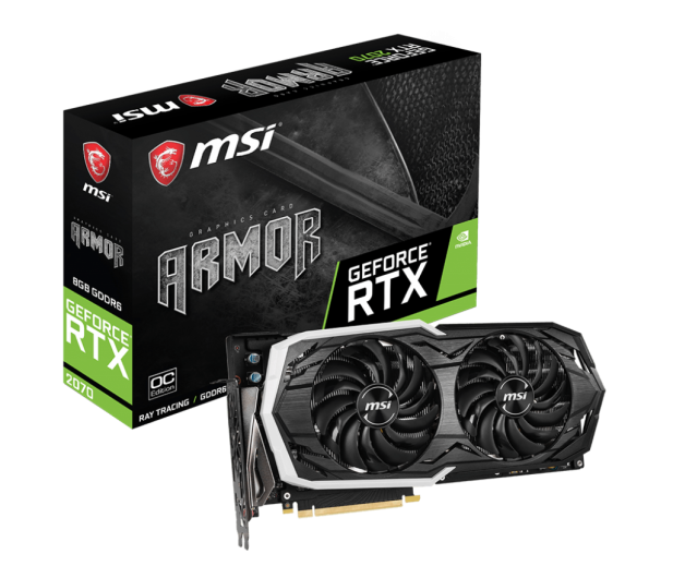 MSI GeForce RTX 2070 ARMOR 8GB OC GDDR6 - 456604 - zdjęcie